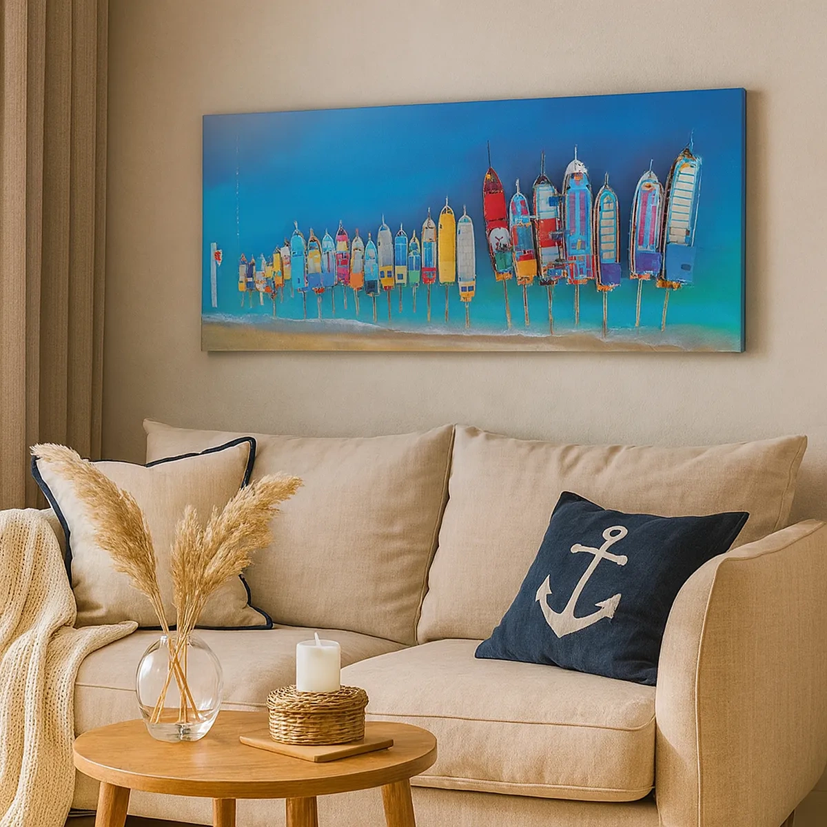 Cuadro sobre lienzo - Impresión de Imagen - A vista de pájaro - 30x30 cm