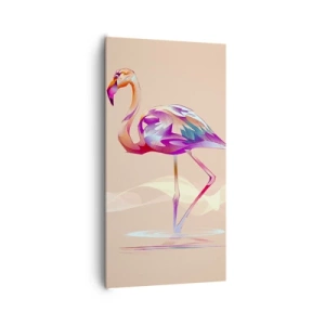 Cuadro sobre lienzo - Impresión de Imagen - Pájaro de las buenas emociones - 65x120 cm