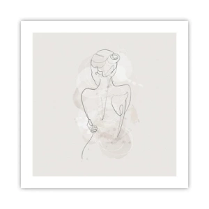 Póster - Como un cuerpo sensible - 50x50 cm