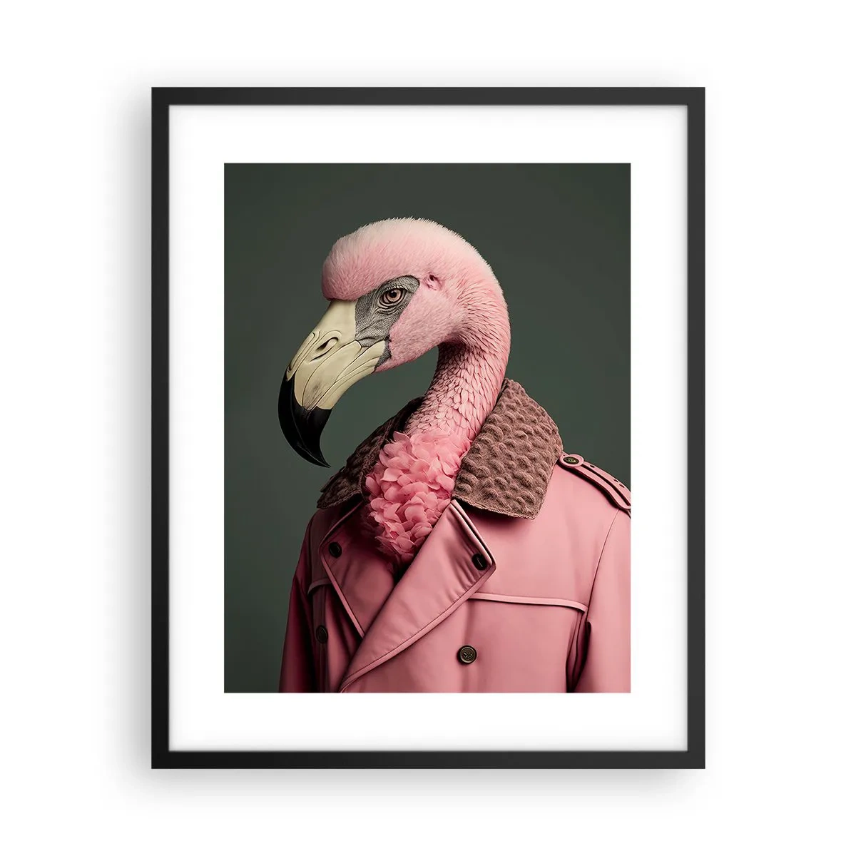 Póster en marco negro - La auténtica elegancia - 40x50 cm