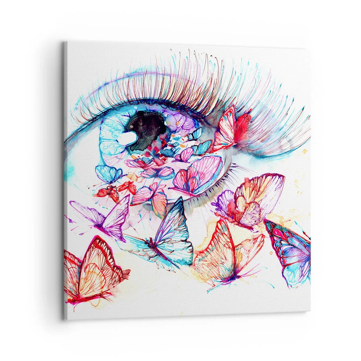 Cuadro sobre lienzo - Impresión de Imagen - El encanto de los ojos de cuento de hadas - 50x50 cm