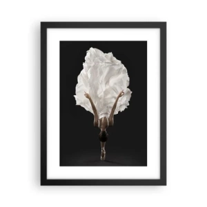 Póster en marco negro - Movimientos insólitos - 30x40 cm