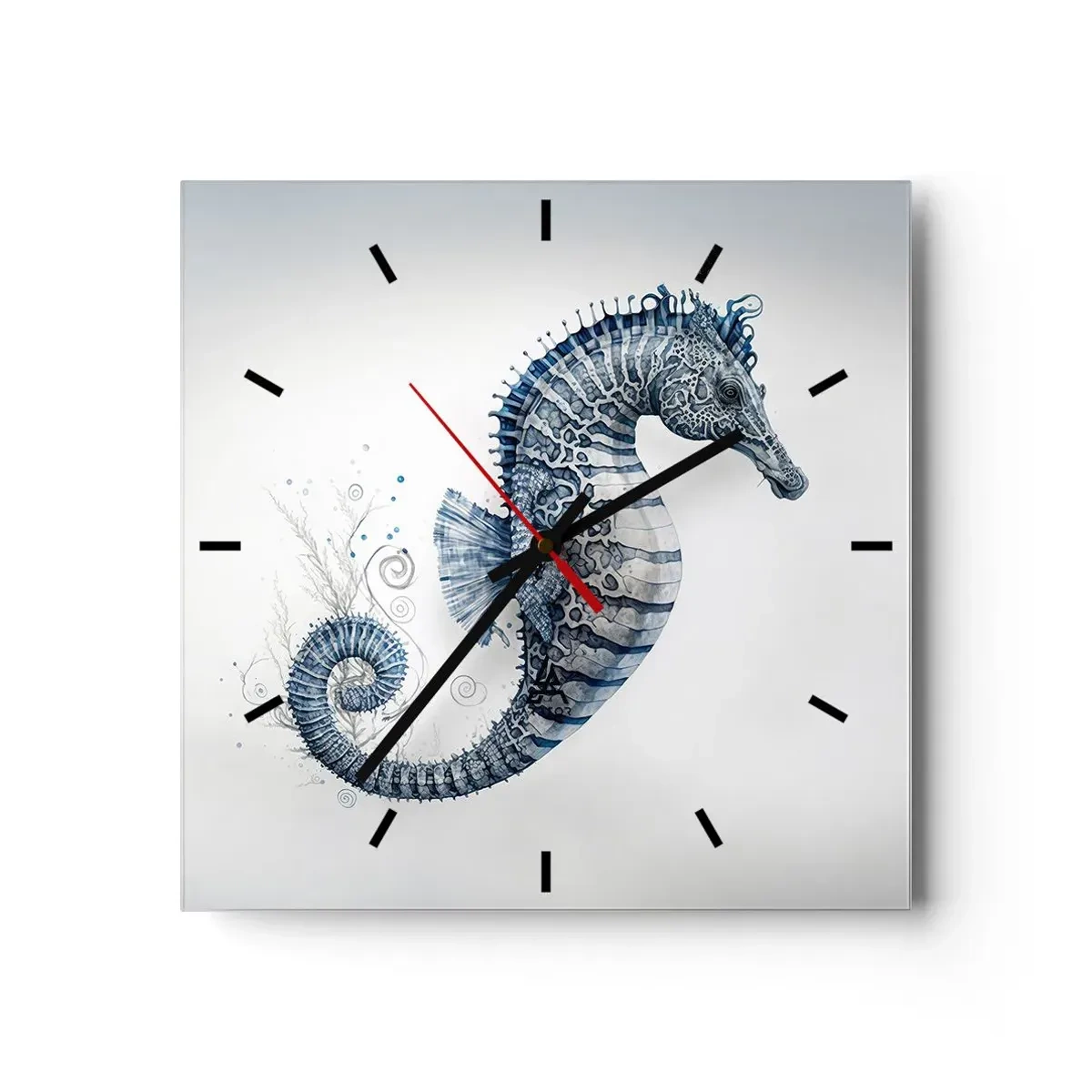 Reloj de pared - Reloj de vidrio - Una sutil broma de la naturaleza - 40x40 cm