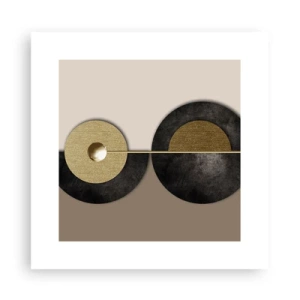 Póster - Variaciones en torno a un círculo - 30x30 cm