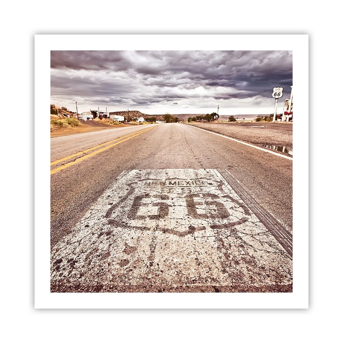 Póster - Mother Road: una leyenda americana - 60x60 cm