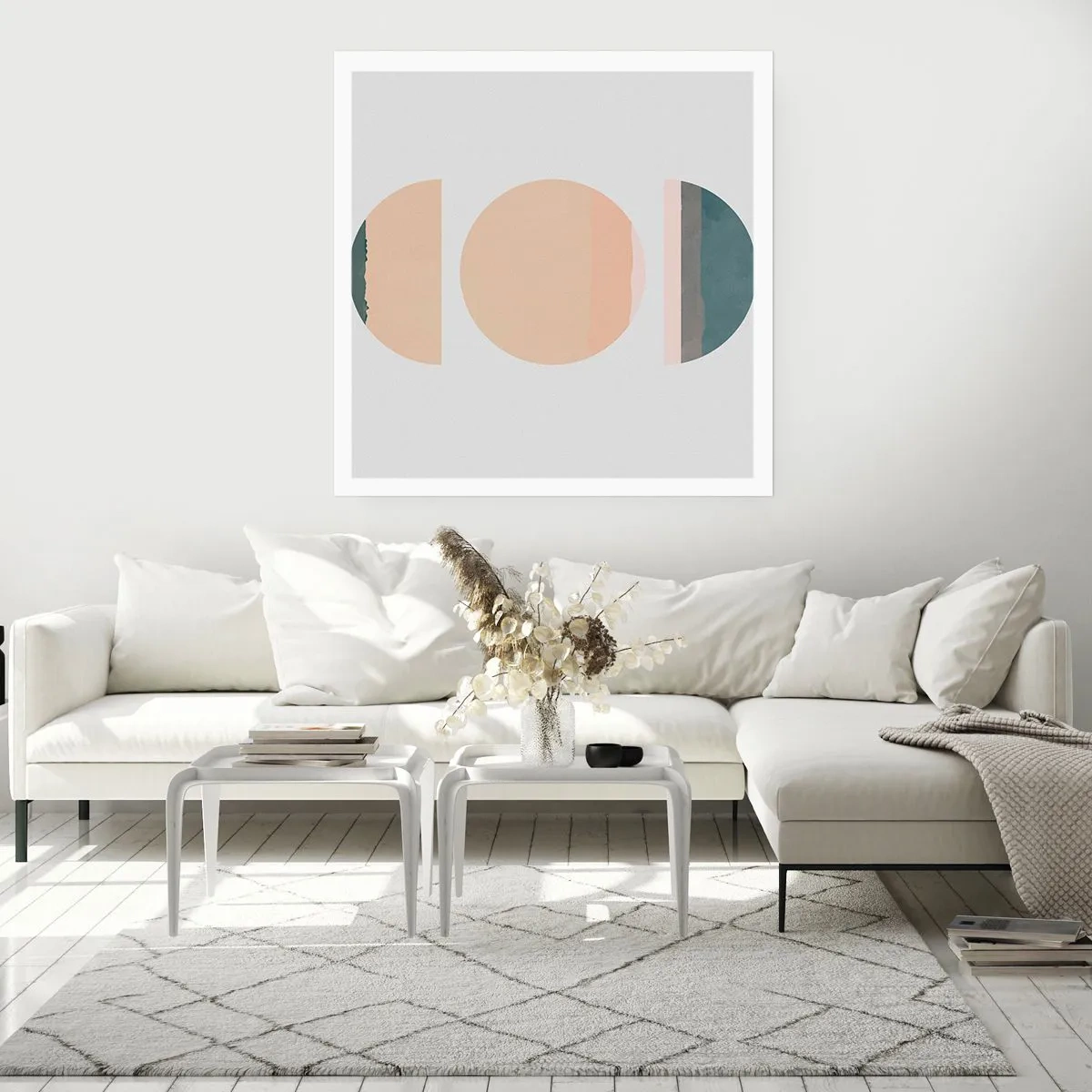 Póster - Círculo tras círculo - 60x60 cm