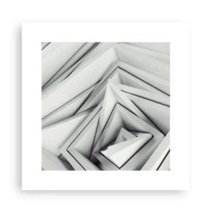 Póster - Ángulos afilados - 30x30 cm