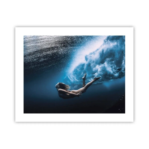 Póster - Una sirena contemporánea - 50x40 cm