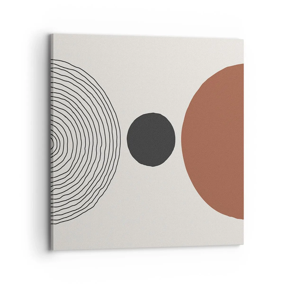 Cuadro sobre lienzo - Impresión de Imagen - En el centro de la atención - 70x70 cm