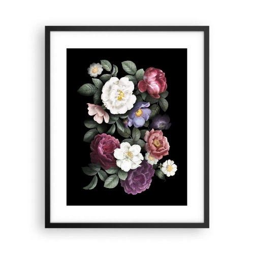 Póster en marco negro - De un jardín inglés - 40x50 cm
