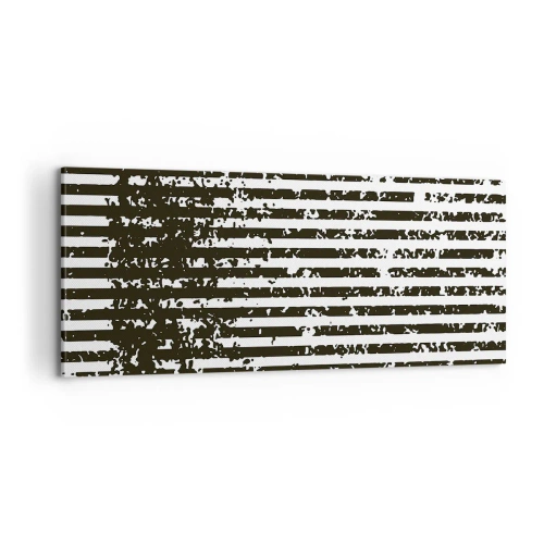 Cuadro sobre lienzo - Impresión de Imagen - Ritmo y ruido - 100x40 cm