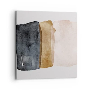 Cuadro sobre lienzo - Impresión de Imagen - Una composición de colores tierra - 70x70 cm