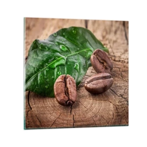 Cuadro sobre vidrio - Impresiones sobre Vidrio - El auténtico y negro - 60x60 cm