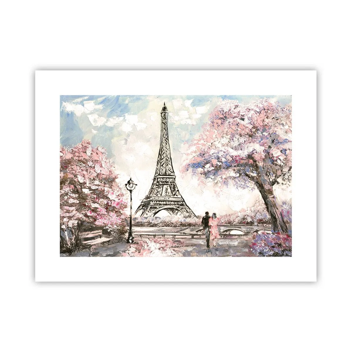 Póster - Un paseo por París en abril - 40x30 cm