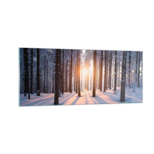 Cuadro sobre vidrio - Impresiones sobre Vidrio - Claramente en blanco y negro - 100x40 cm