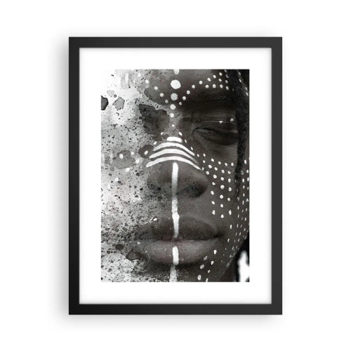 Póster en marco negro - Descubrimiento del espíritu original - 30x40 cm