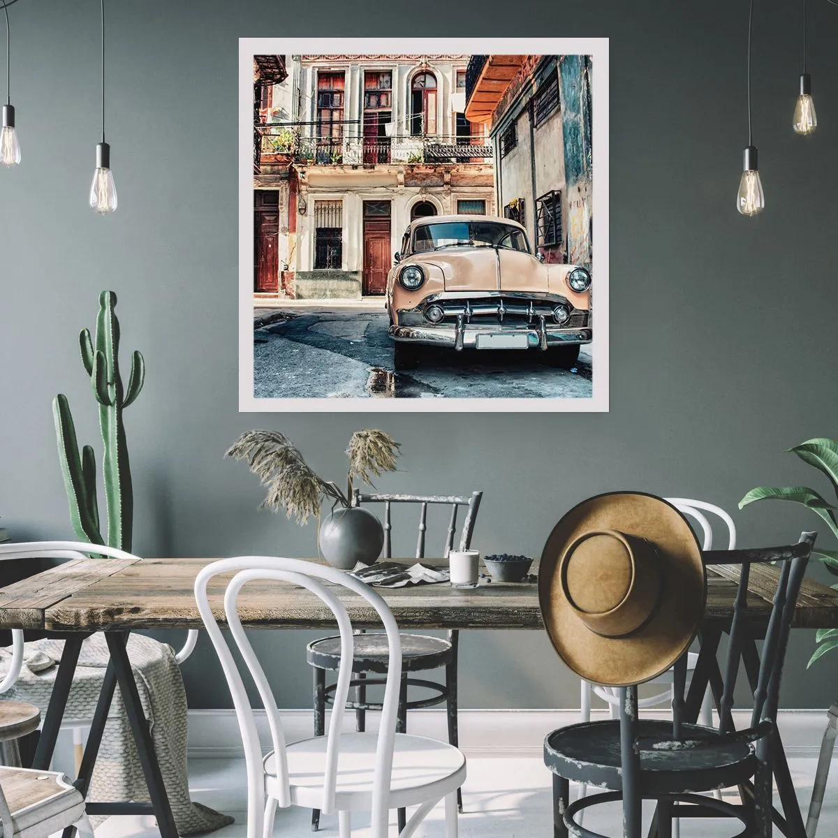 Póster - Siesta en La Habana - 50x50 cm