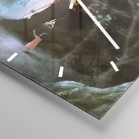 Esfera sin numeración, con rayas