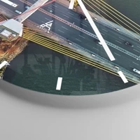 Esfera sin numeración, con rayas