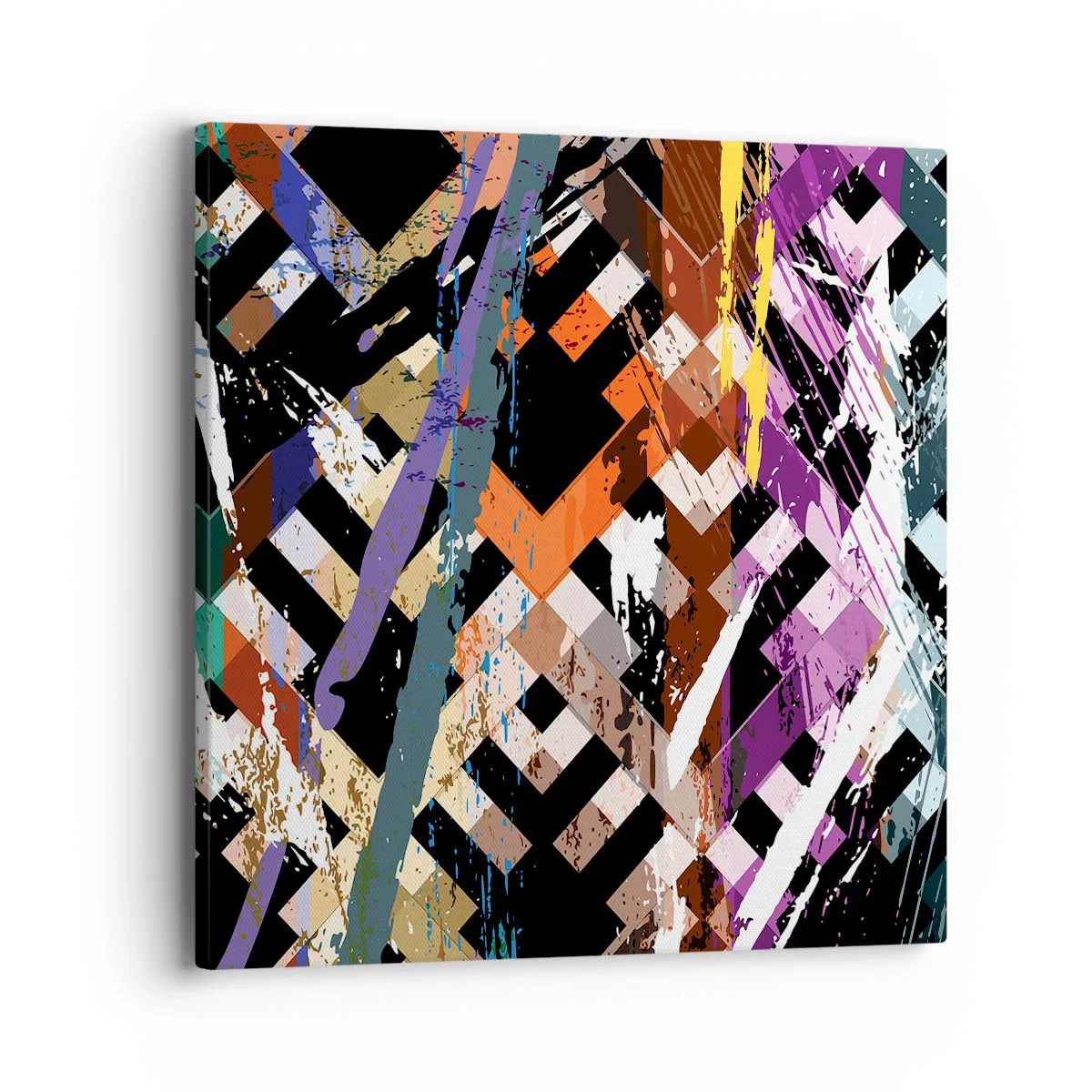 Cuadro sobre lienzo - Impresión de Imagen - Elevado al cuadrado - 40x40 cm
