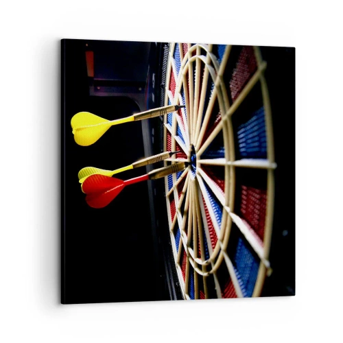 Cuadro sobre lienzo - Impresión de Imagen - En el blanco - 60x60 cm