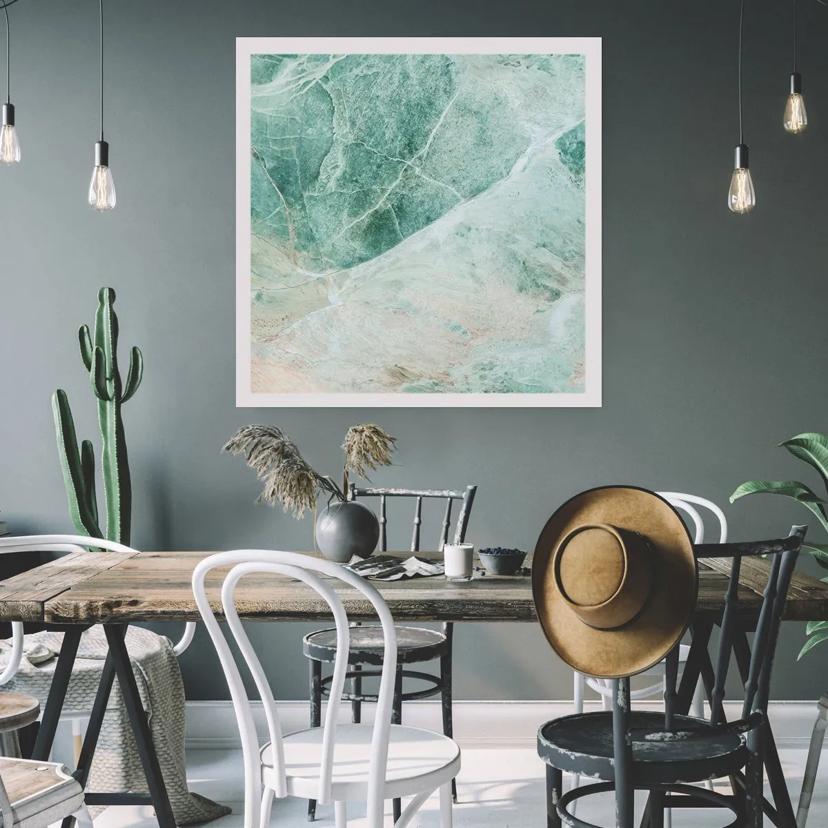 Póster - El noble frescor de la piedra - 50x50 cm