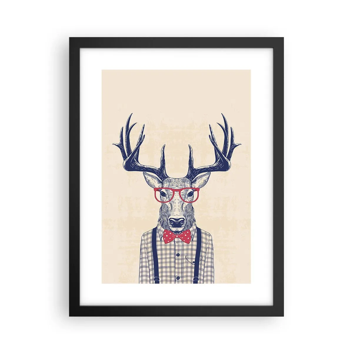 Póster en marco negro - Una extravagancia lúdica - 30x40 cm