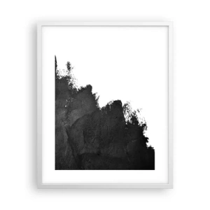 Póster en marco blanco - Elementos: tierra - 40x50 cm