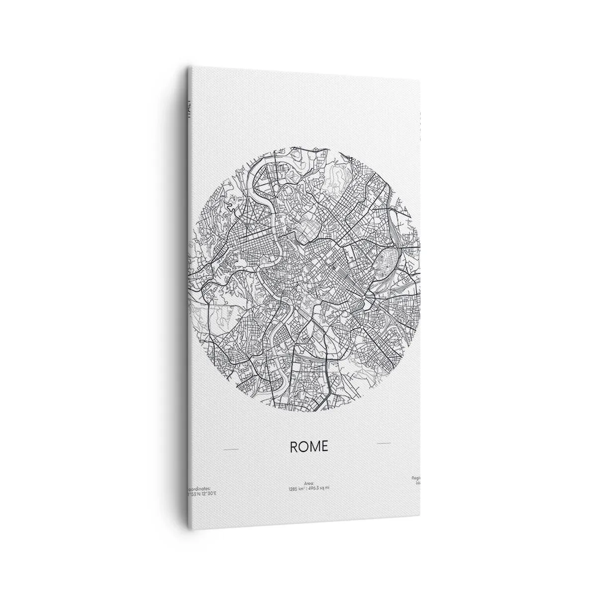 Cuadro sobre lienzo - Impresión de Imagen - Anatomía de Roma - 45x80 cm