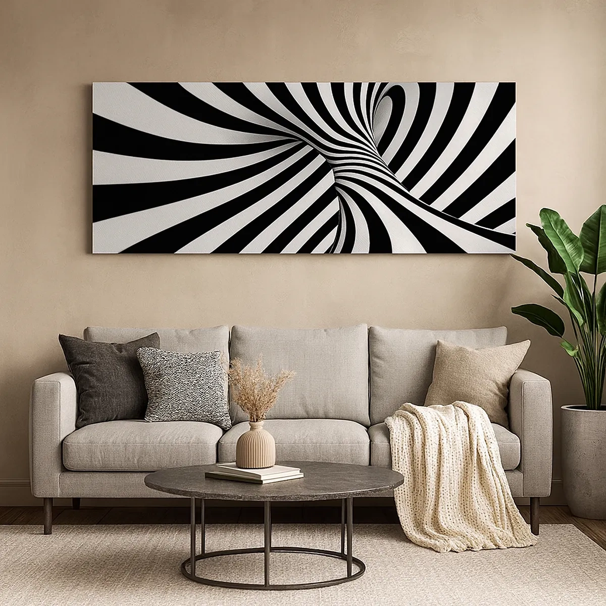 Cuadro sobre lienzo - Impresión de Imagen - Composición: espacio de baile - 30x30 cm