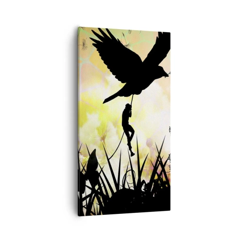 Cuadro sobre lienzo - Impresión de Imagen - En un ambiente de cuento de hadas - 55x100 cm