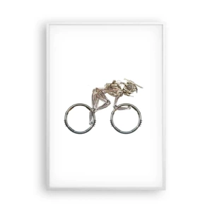 Póster en marco blanco - Una magnífica máquina - 70x100 cm