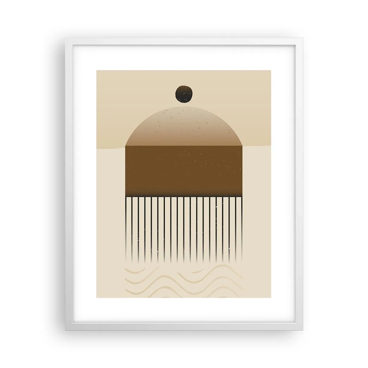 Póster en marco blanco - Varios estados - 40x50 cm