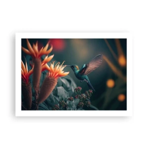 Póster - Una vida verdaderamente colorida - 70x50 cm