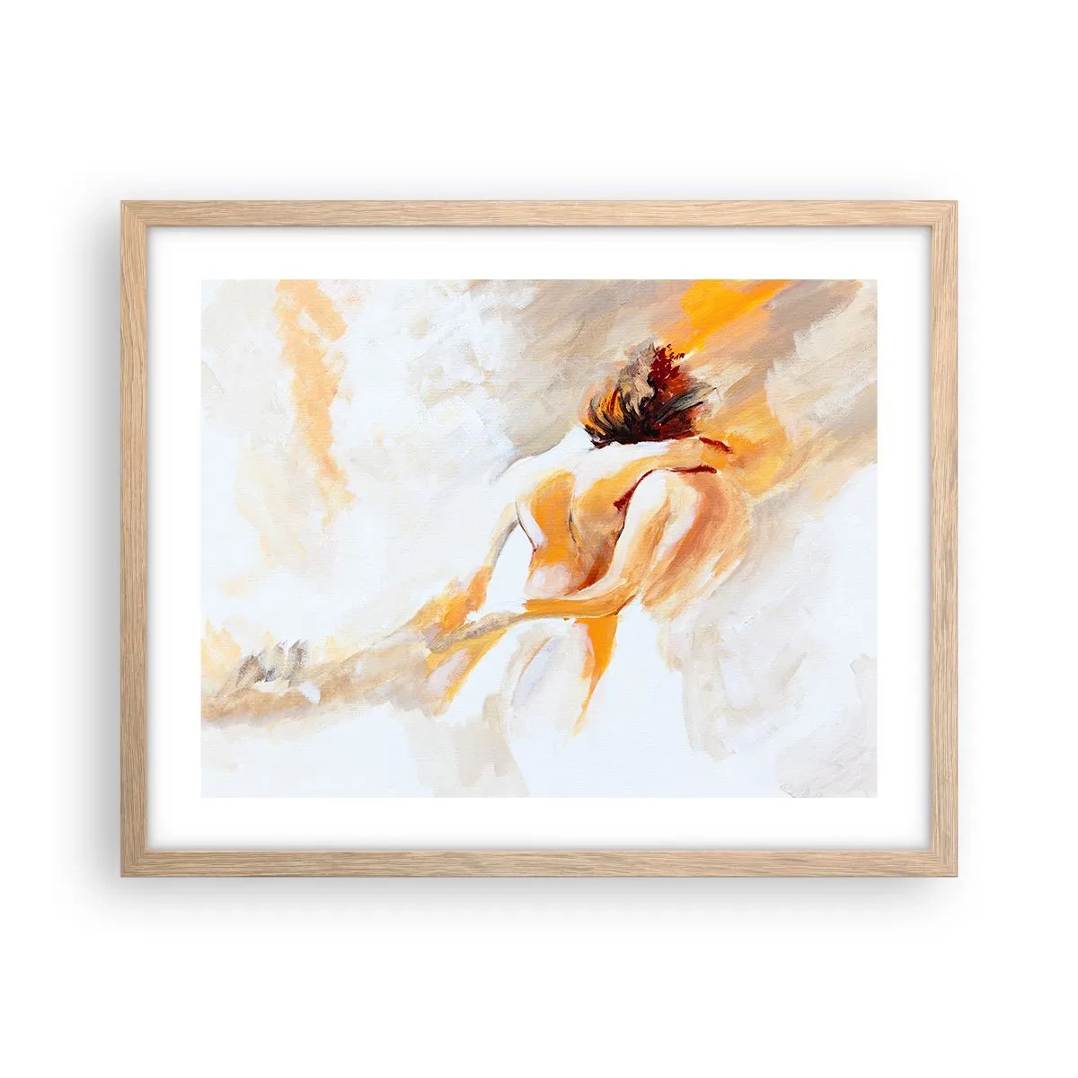 Póster en marco roble claro - En un cielo de cercanía - 50x40 cm