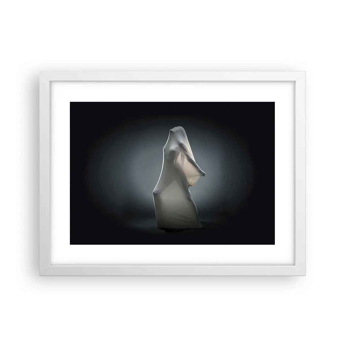 Póster en marco blanco - Deseos ocultos - 40x30 cm