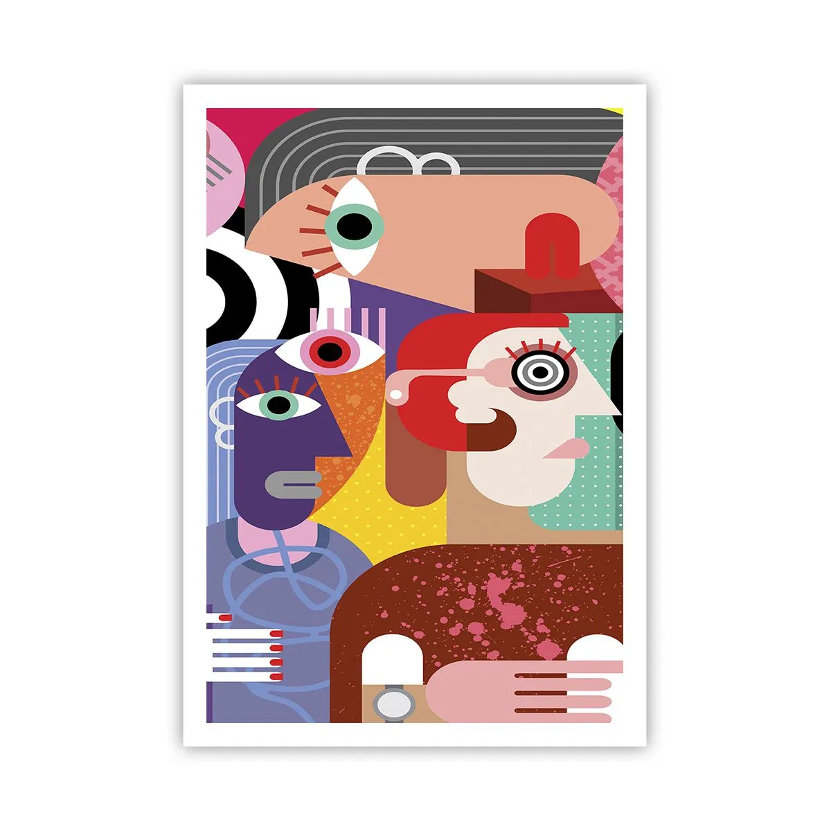 Póster - Estilo Picasso - 70x100 cm