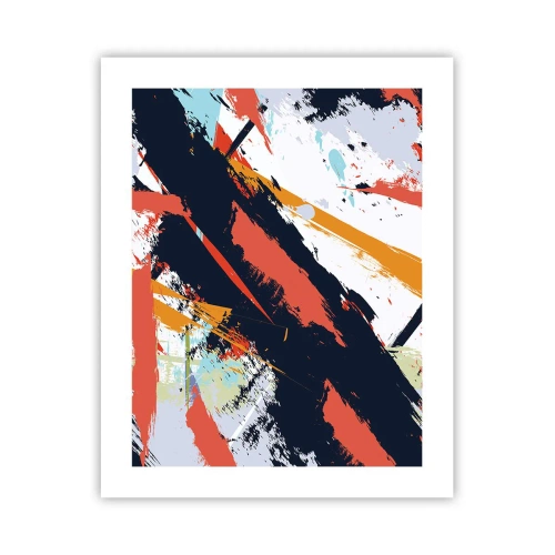 Póster - Composición dinámica - 40x50 cm