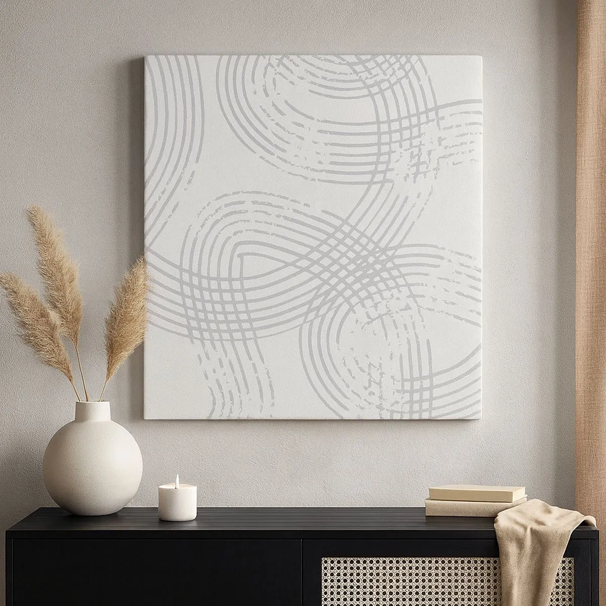 Cuadro sobre lienzo - Impresión de Imagen - No hay camino recto - 30x30 cm