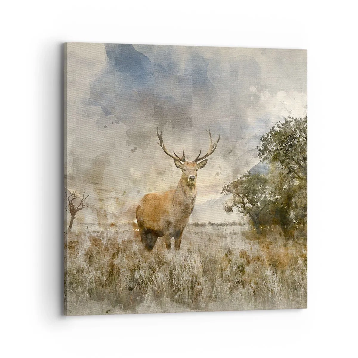 Cuadro sobre lienzo - Impresión de Imagen - Dignidad - fuerza - encanto - 70x70 cm