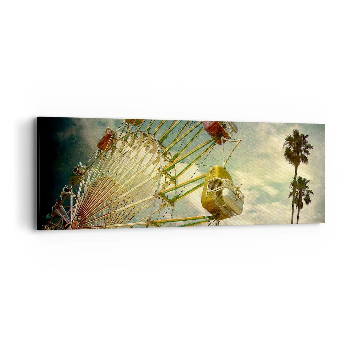 Cuadro sobre lienzo - Impresión de Imagen - Será, será un día estupendo.... - 90x30 cm