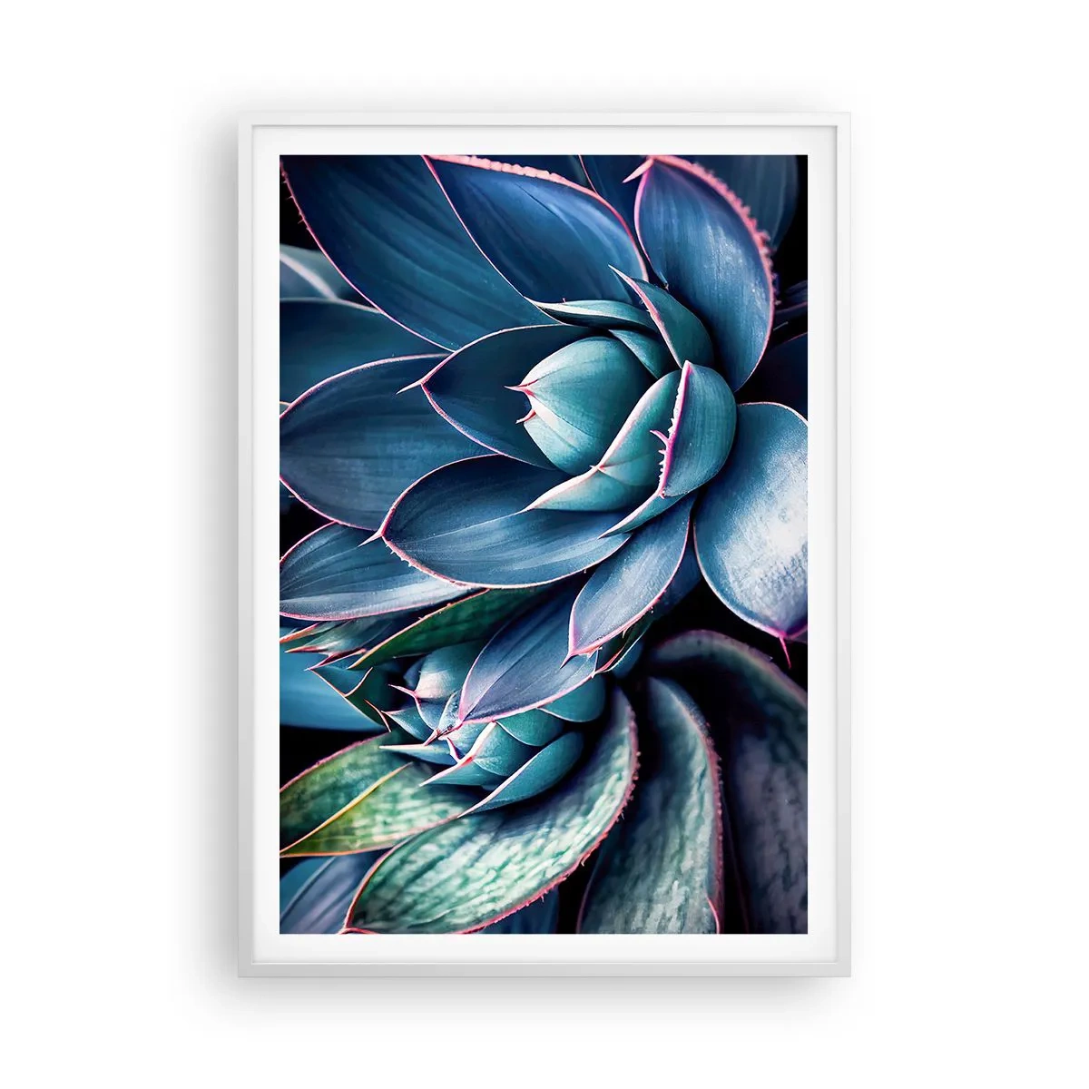 Póster en marco blanco - Fuerza vital - 70x100 cm