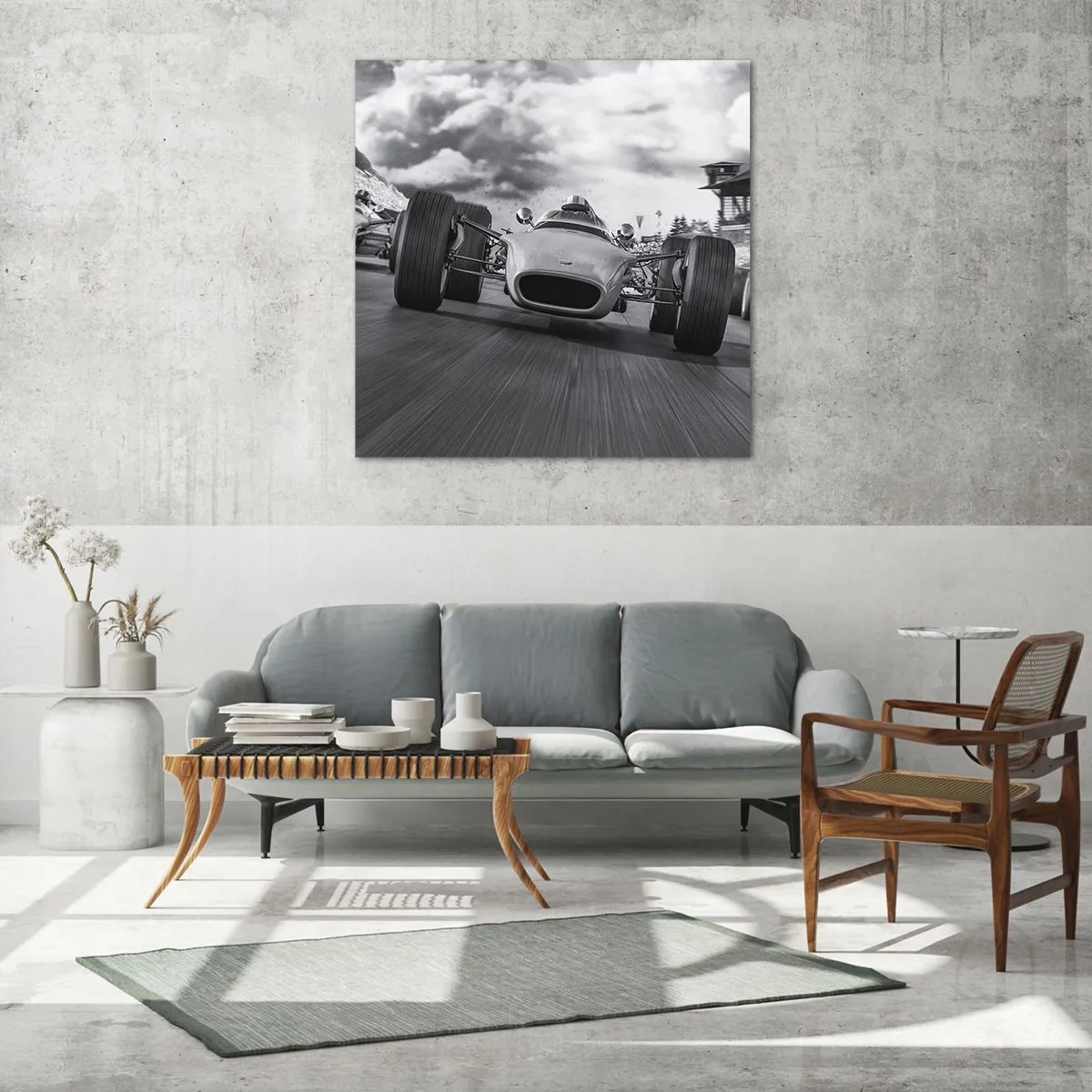 Cuadro sobre vidrio - Impresiones sobre Vidrio - ¡Hay poder! - 40x40 cm