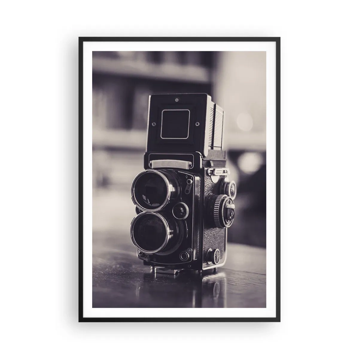 Póster en marco negro - La magia de la fotografía antigua - 70x100 cm