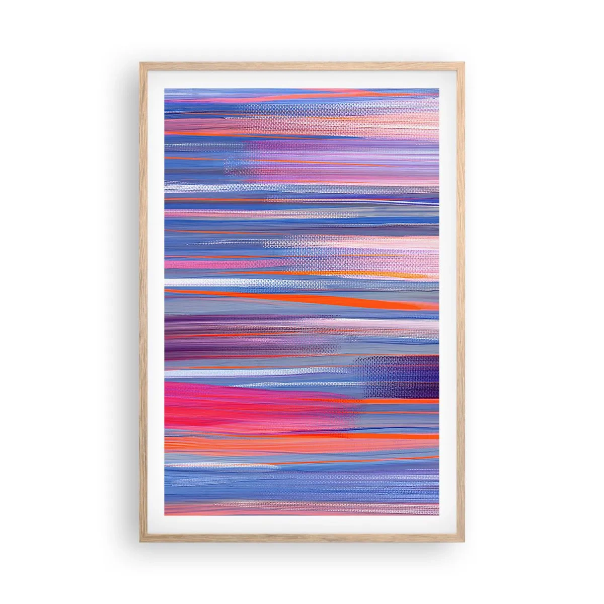 Póster en marco roble claro - Ascensión - 61x91 cm