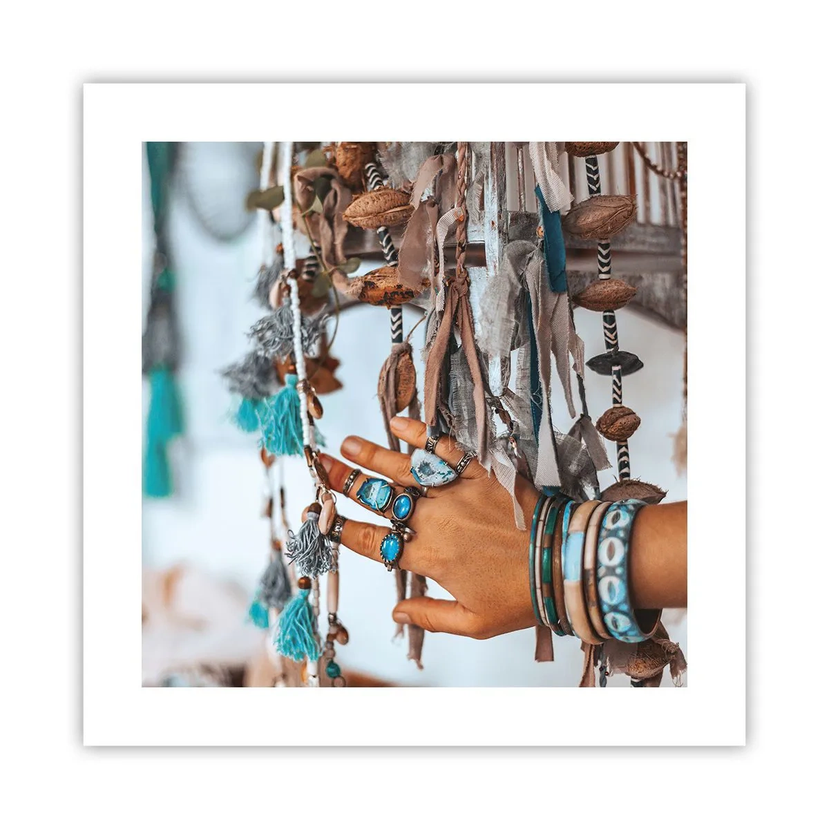 Póster - Tesoros locales - 40x40 cm