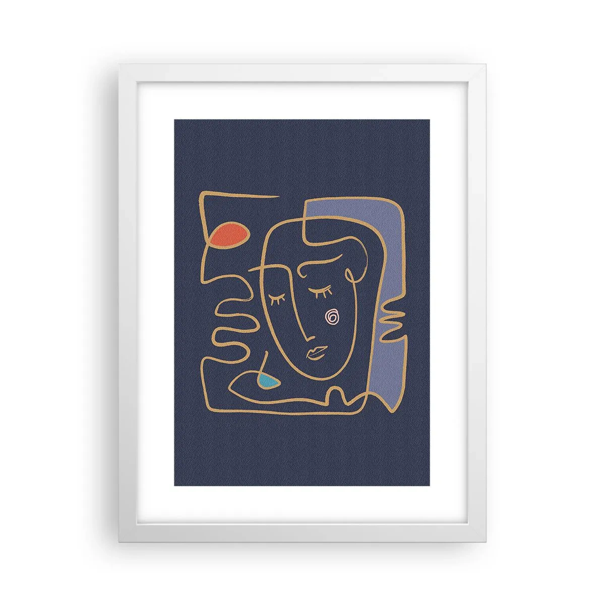 Póster en marco blanco - En un maravilloso sueño - 30x40 cm