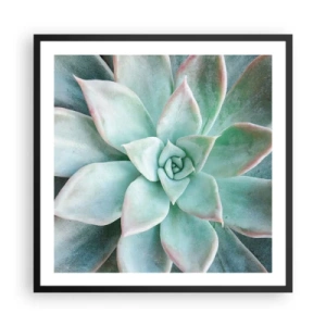 Póster en marco negro - El corazón del desierto - 60x60 cm