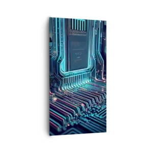 Cuadro sobre lienzo - Impresión de Imagen - Mi forma de pensar - 65x120 cm