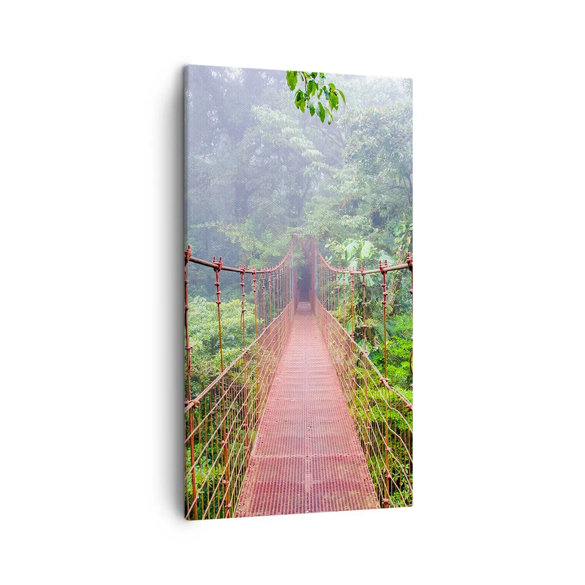 Cuadro sobre lienzo - Impresión de Imagen - Suspendido sobre las copas - 45x80 cm